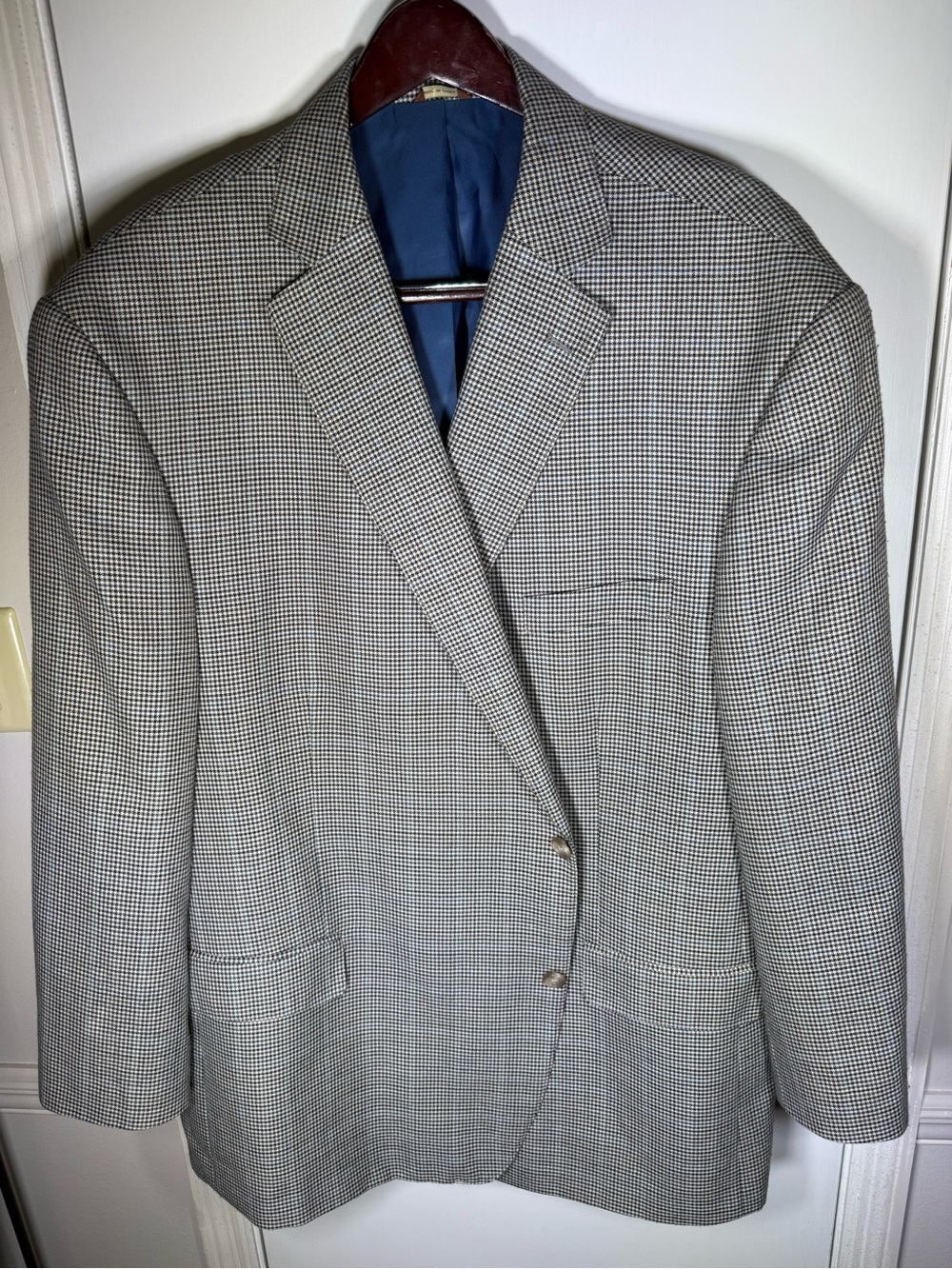 Oak Hill Men’s Big & Tall 3XL 54/56R Sport Coat Gray/Blue